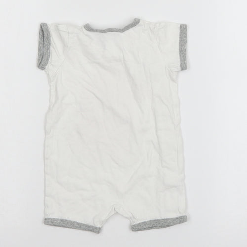 H&M Baby White Geometric Jersey Babygrow One-Piece Size 0-3 Months  - Winnie the Pooh
