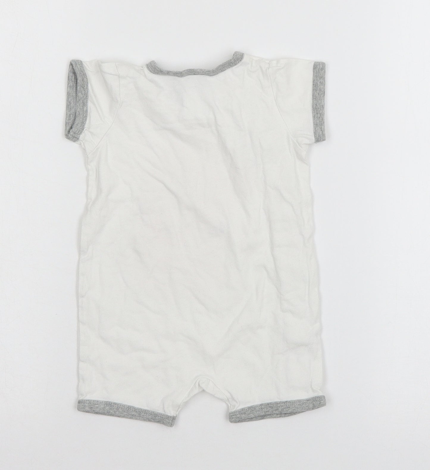 H&M Baby White Geometric Jersey Babygrow One-Piece Size 0-3 Months  - Winnie the Pooh
