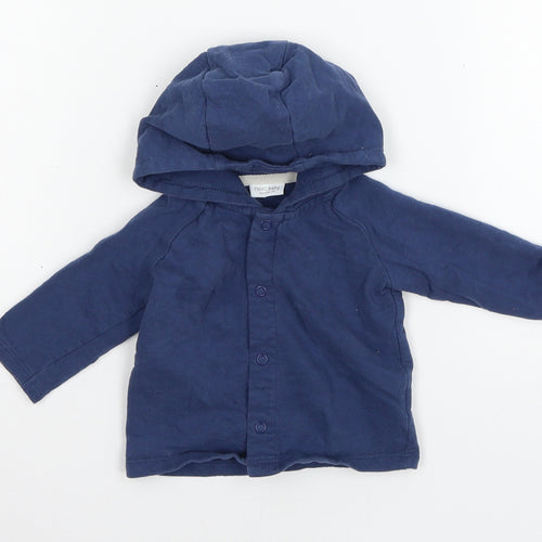 NEXT Boys Blue  Jersey Jacket  Size 3-6 Months  - Good Things Happen
