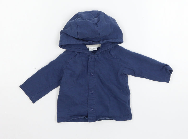 NEXT Boys Blue Jersey Jacket Size 3-6 Months - Good Things Happen