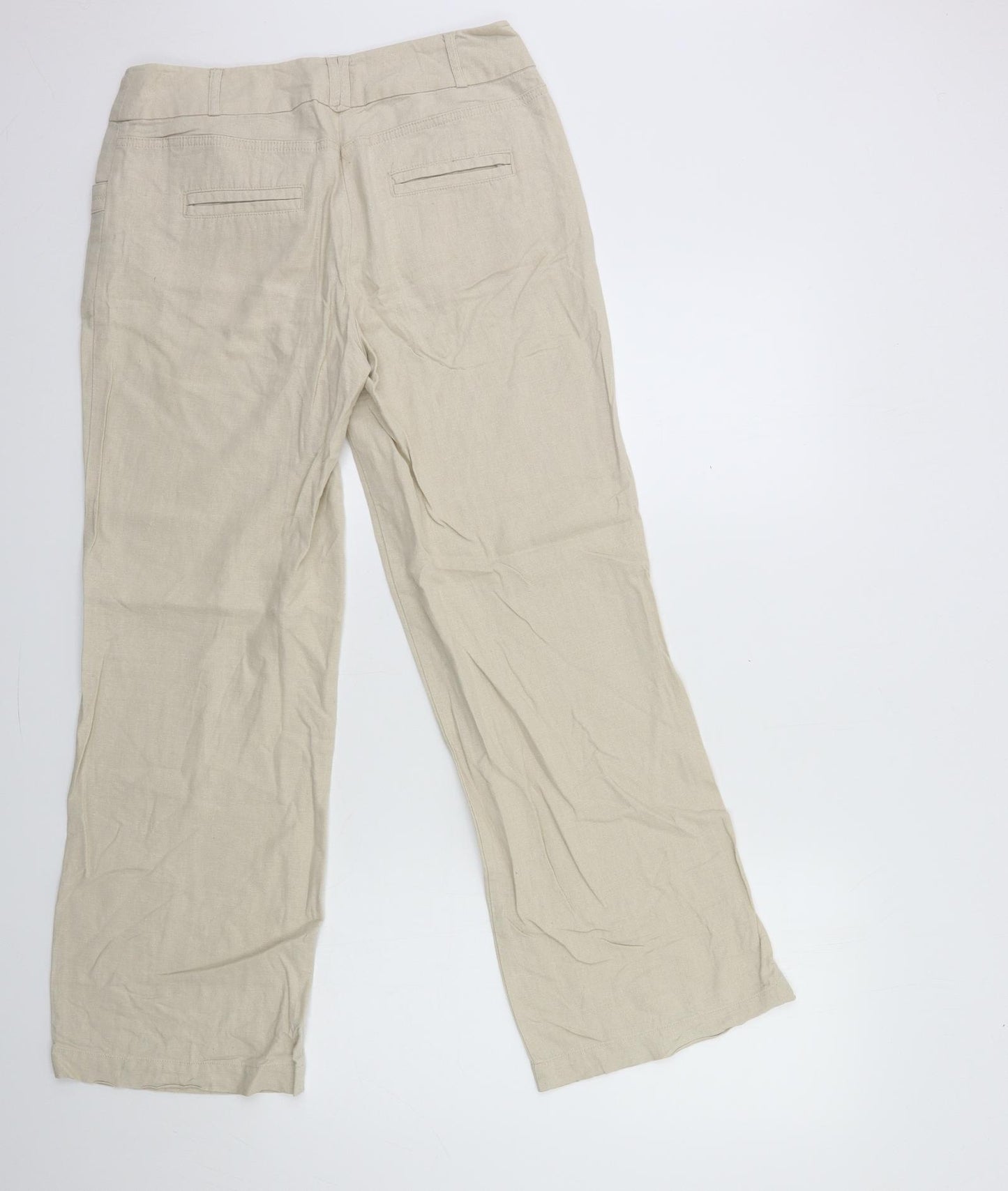 Wallis Womens Beige   Trousers  Size 10 L28 in