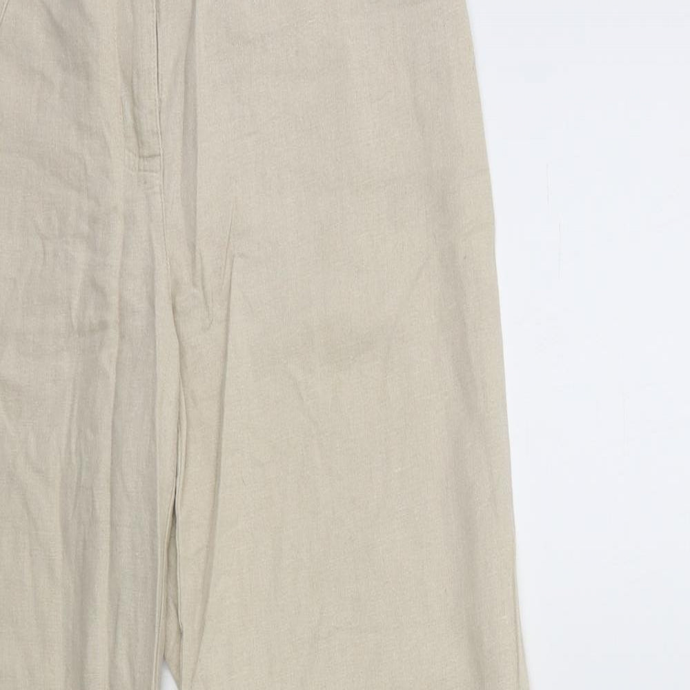 Wallis Womens Beige   Trousers  Size 10 L28 in