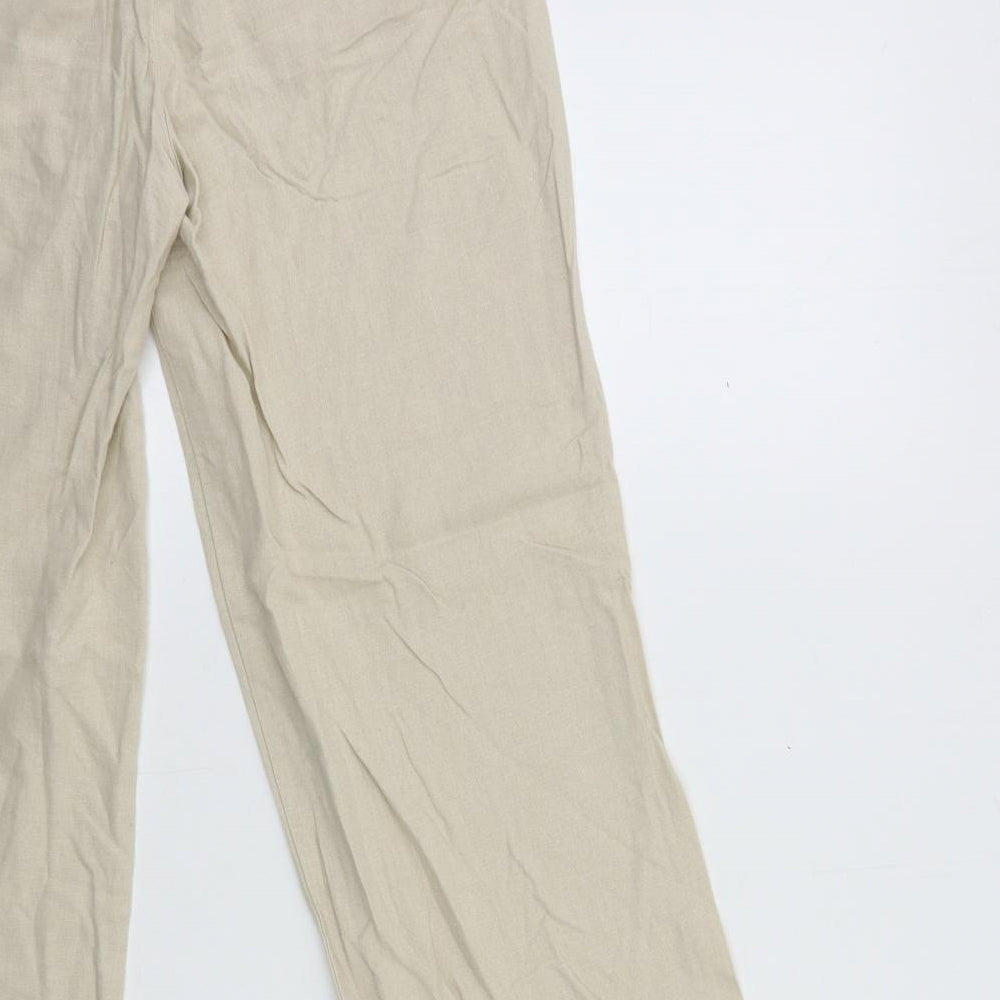 Wallis Womens Beige   Trousers  Size 10 L28 in