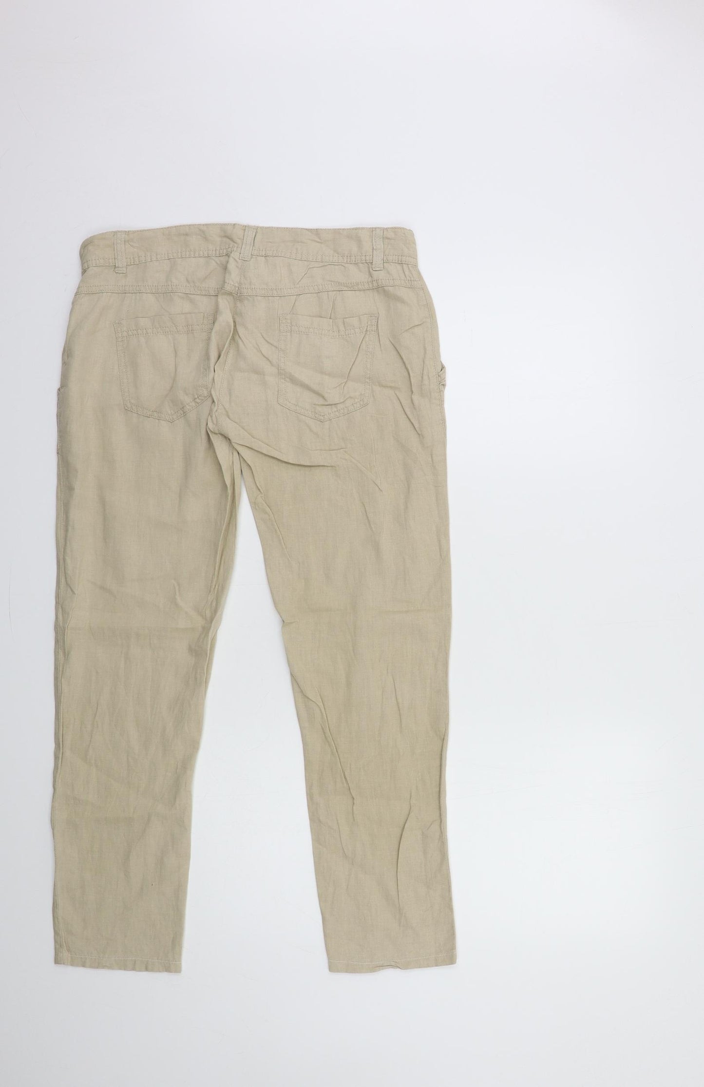 Avenue Womens Beige   Trousers  Size M L28 in