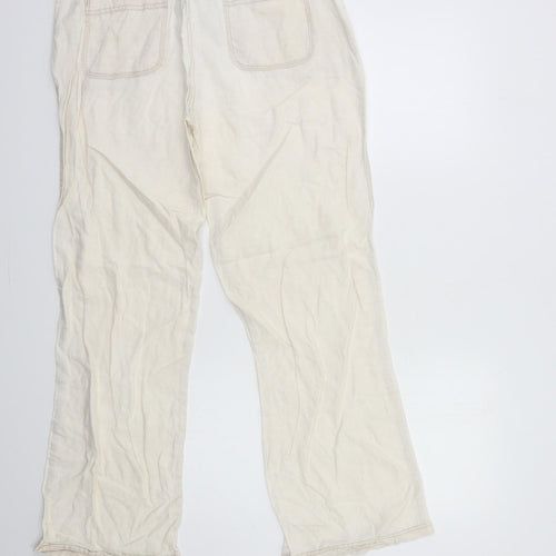 Marks and Spencer Womens Beige   Trousers  Size 14 L30 in