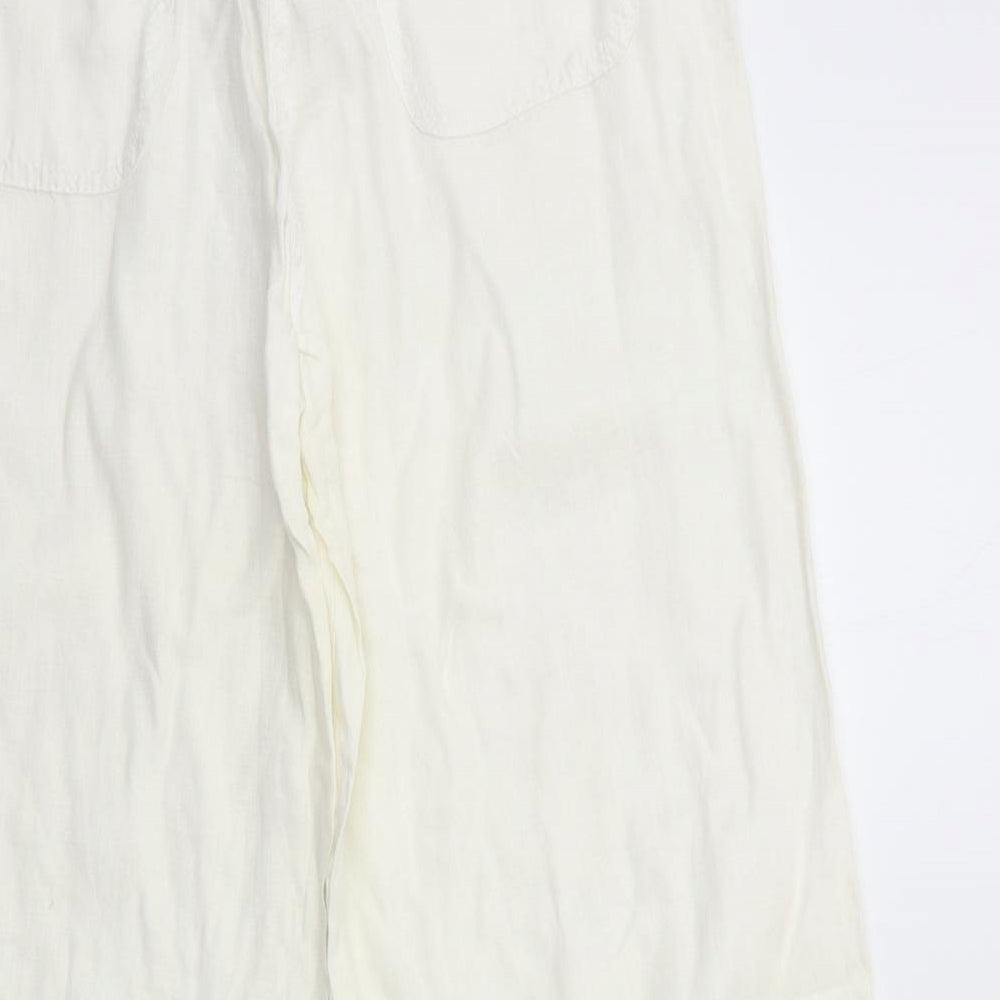 Atmosphere Womens White   Trousers  Size 10 L29 in