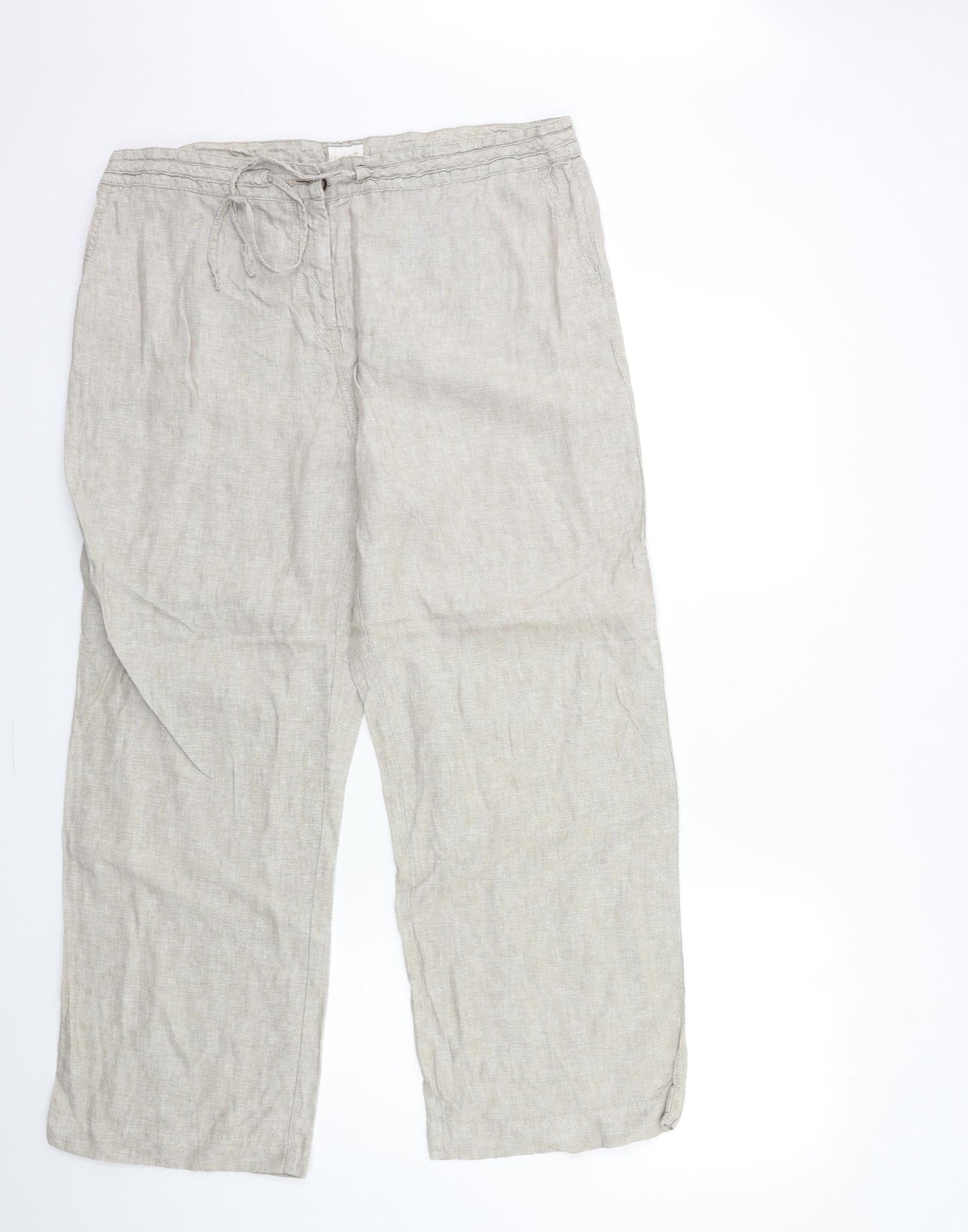 EAST Womens Grey   Trousers  Size 16 L29 in