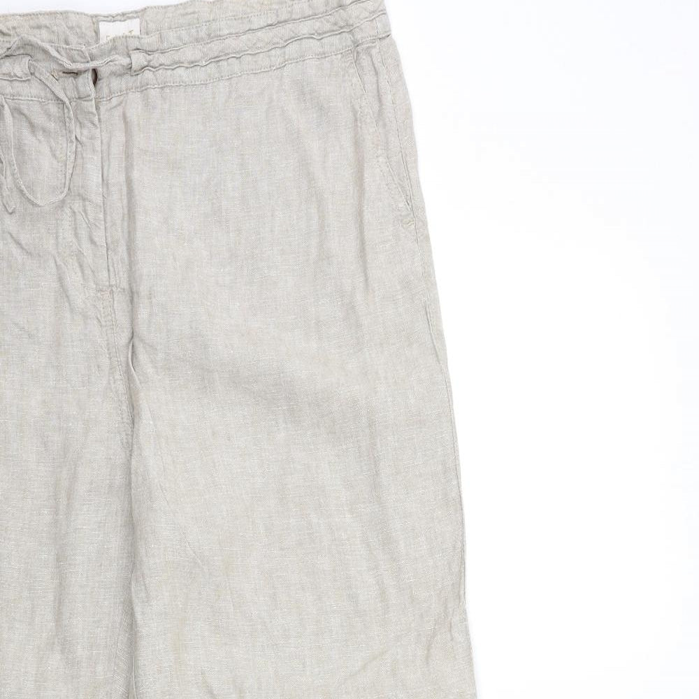 EAST Womens Grey   Trousers  Size 16 L29 in