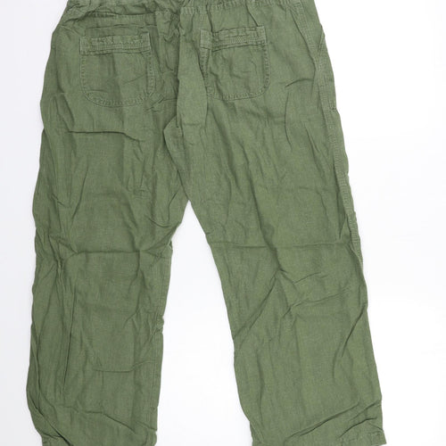 TU Womens Green   Trousers  Size 12 L26 in