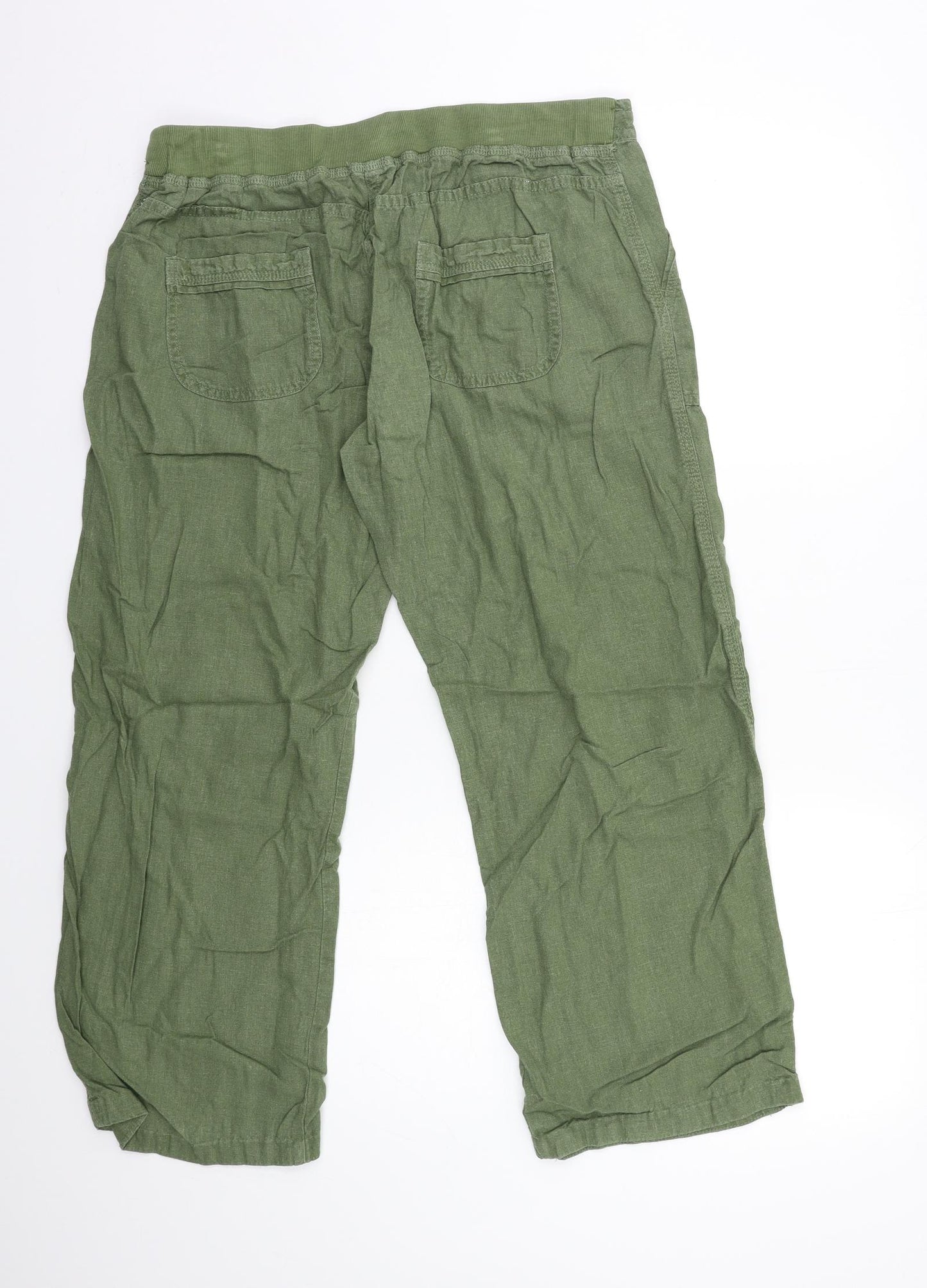 TU Womens Green   Trousers  Size 12 L26 in