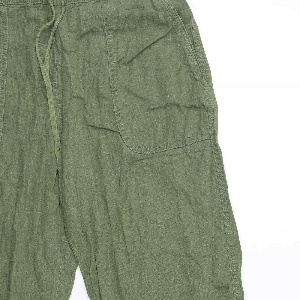 TU Womens Green   Trousers  Size 12 L26 in