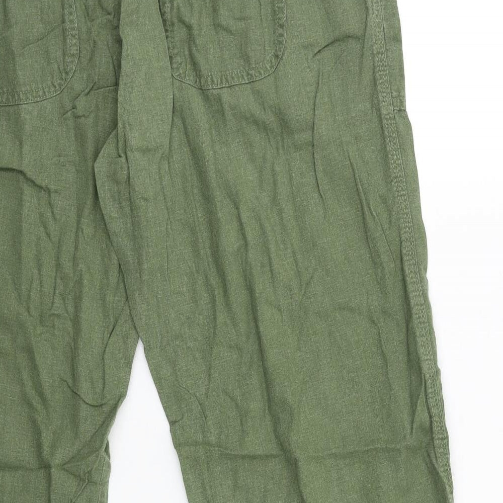 TU Womens Green   Trousers  Size 12 L26 in