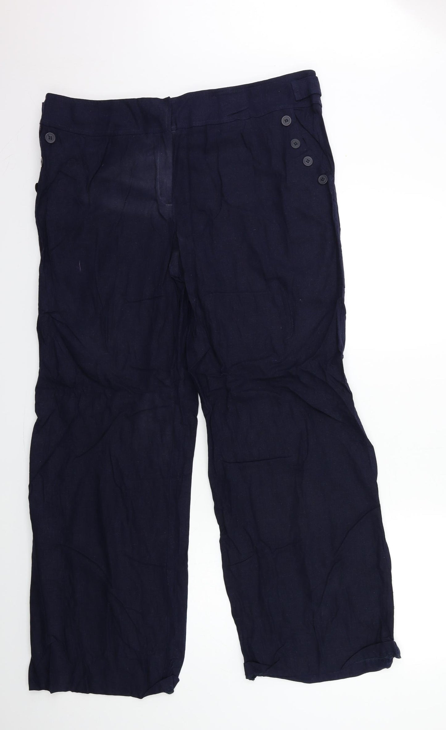 George Mens Blue   Trousers  Size 20 L32 in