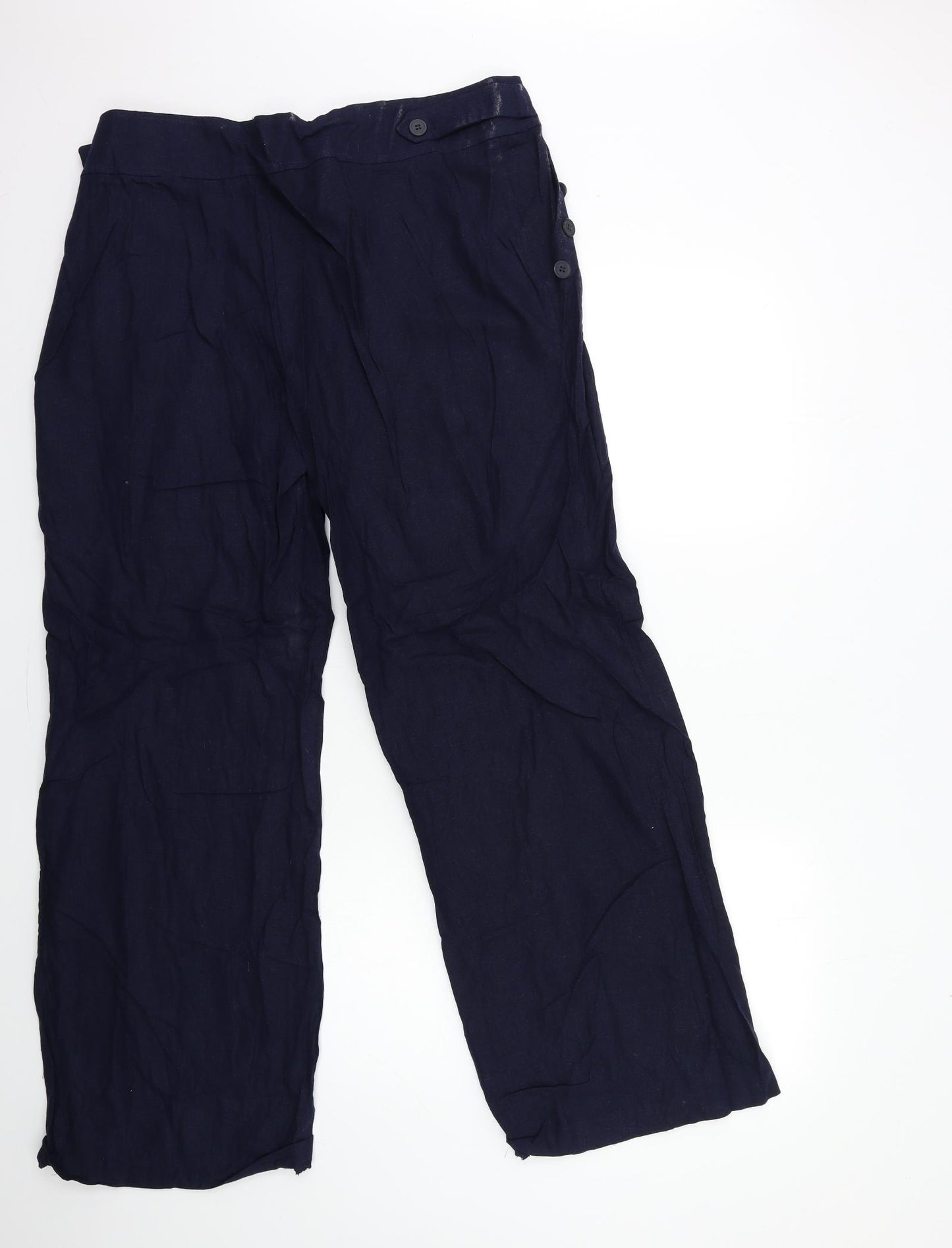 George Mens Blue   Trousers  Size 20 L32 in