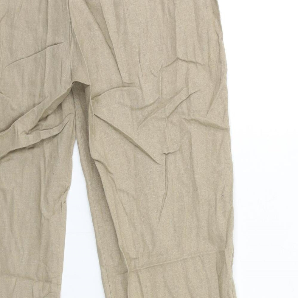 George Womens Brown   Trousers  Size 12 L28 in