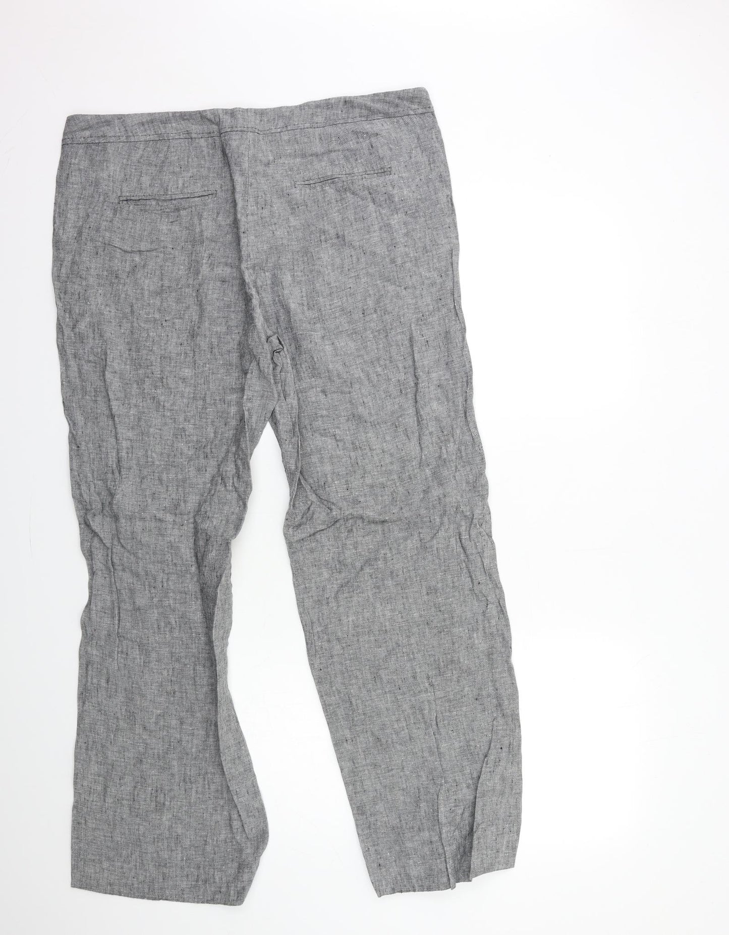 TU Womens Grey   Trousers  Size 16 L31 in