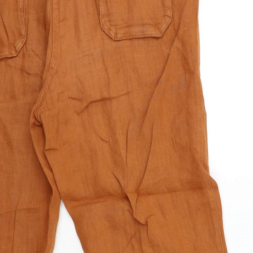 Marks and Spencer Womens Brown   Trousers  Size 14 L25 in