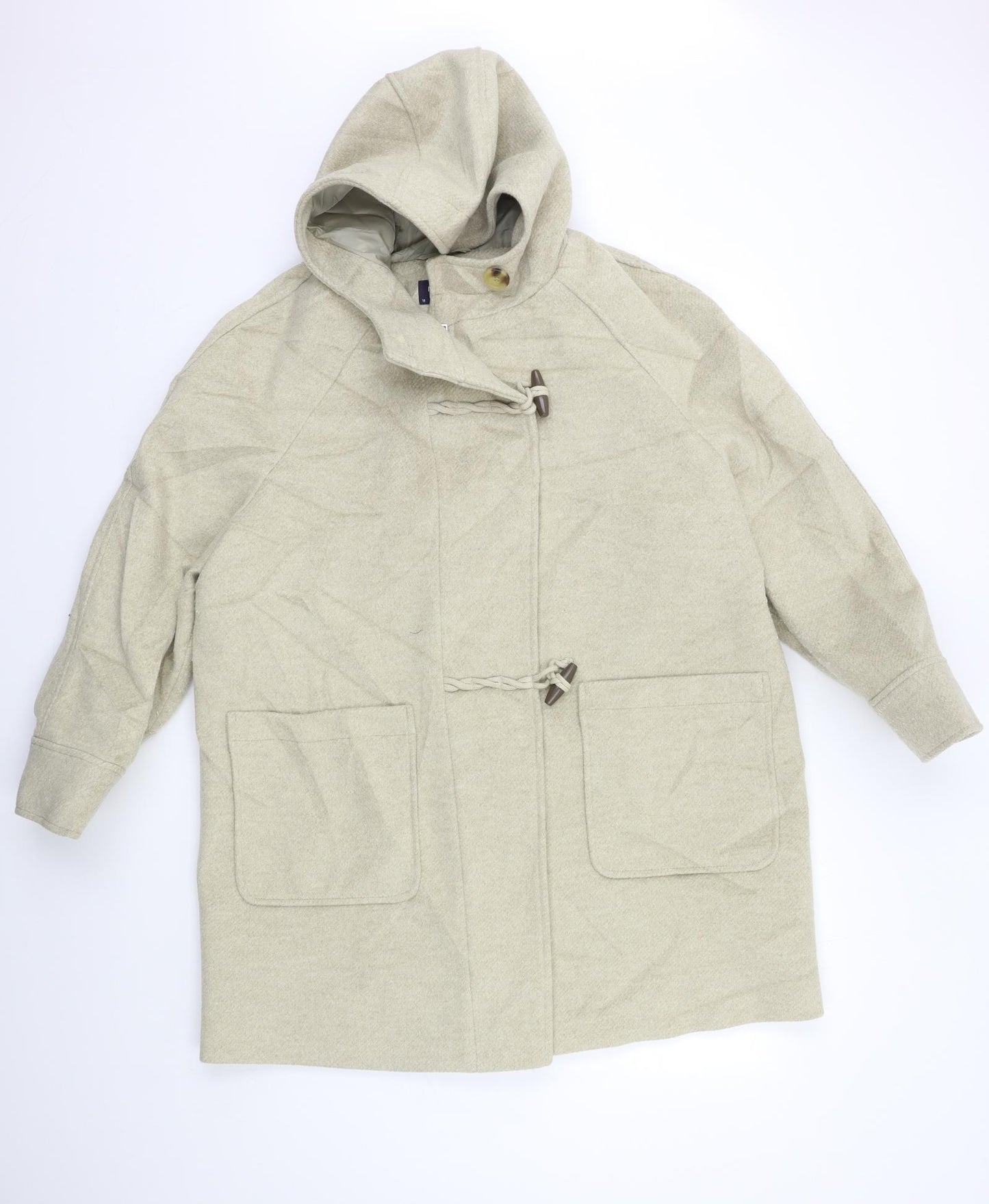 Marks and Spencer Womens Beige   Overcoat Coat Size 18