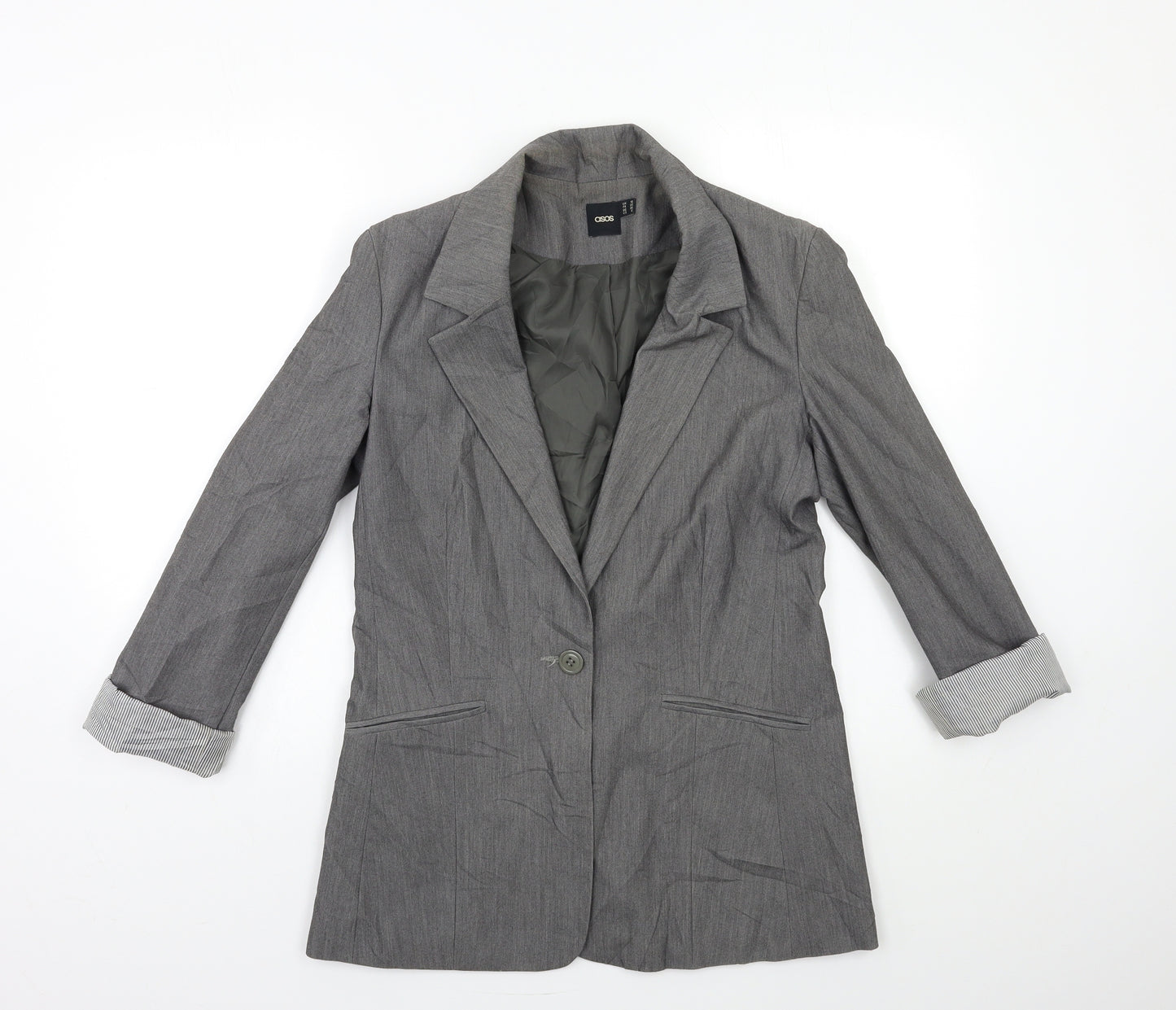 ASOS Womens Grey   Jacket Blazer Size 10