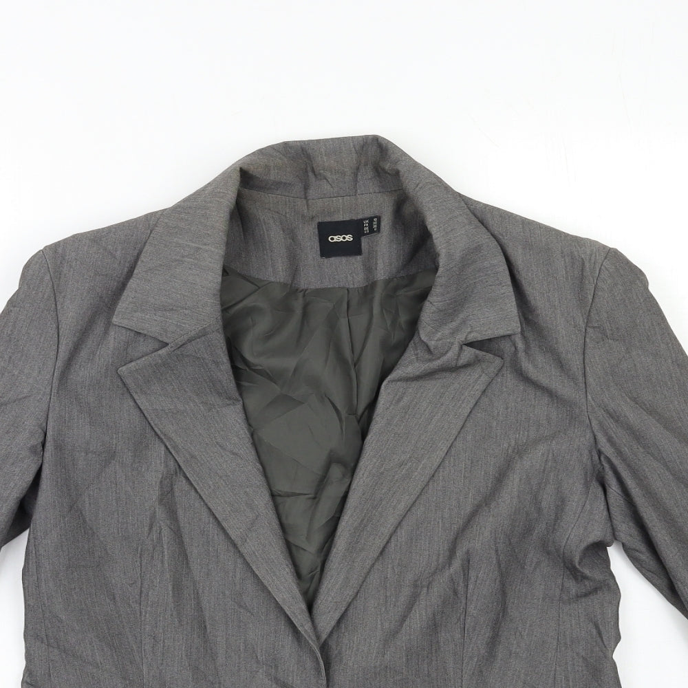 ASOS Womens Grey   Jacket Blazer Size 10