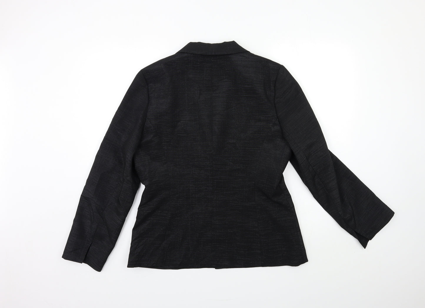 AMARANTO Womens Black   Jacket Blazer Size 14