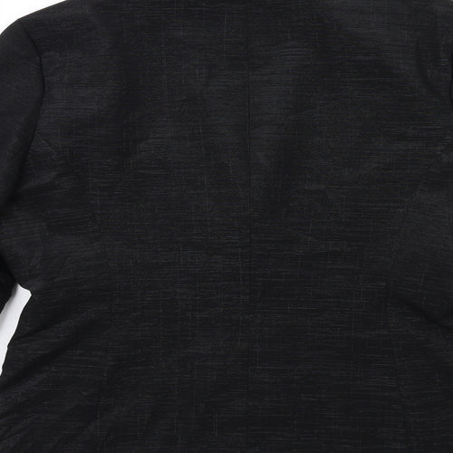AMARANTO Womens Black   Jacket Blazer Size 14