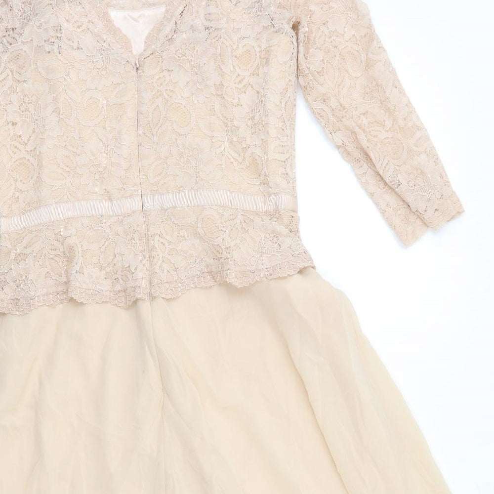 Debenhams Womens Pink   Fit & Flare  Size 12