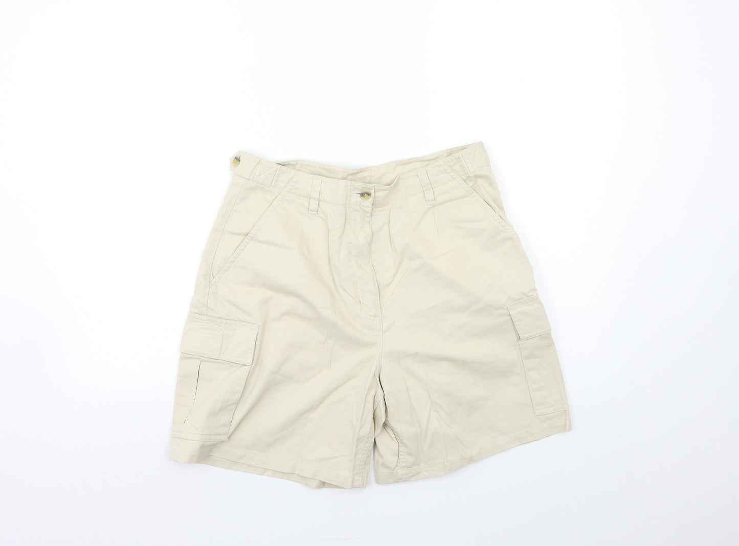 Debenhams Womens Beige   Cargo Shorts Size 12