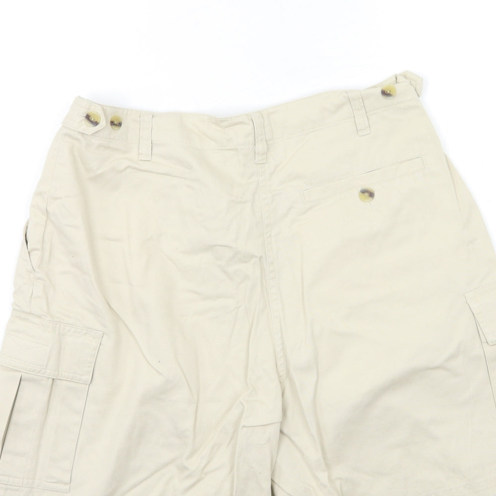 Debenhams Womens Beige   Cargo Shorts Size 12
