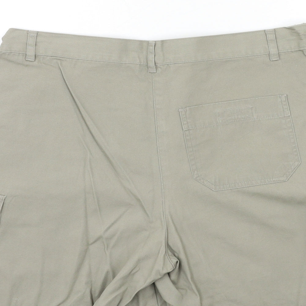Dorothy Perkins Womens Grey   Cargo Shorts Size 12