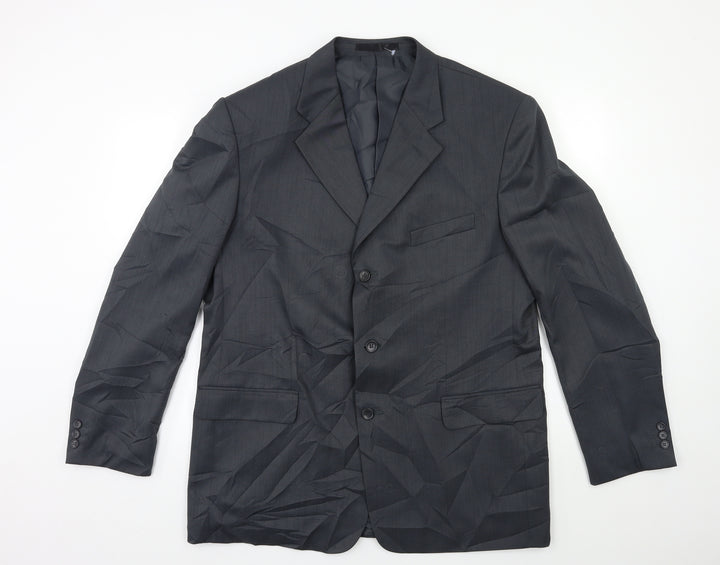zantos Mens Grey   Jacket Suit Jacket Size 44