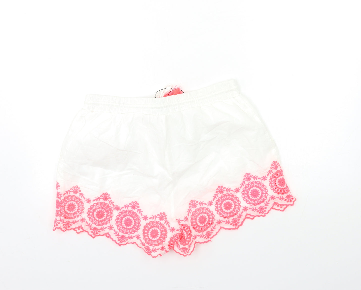 Primark Womens White   Bermuda Shorts Size 12