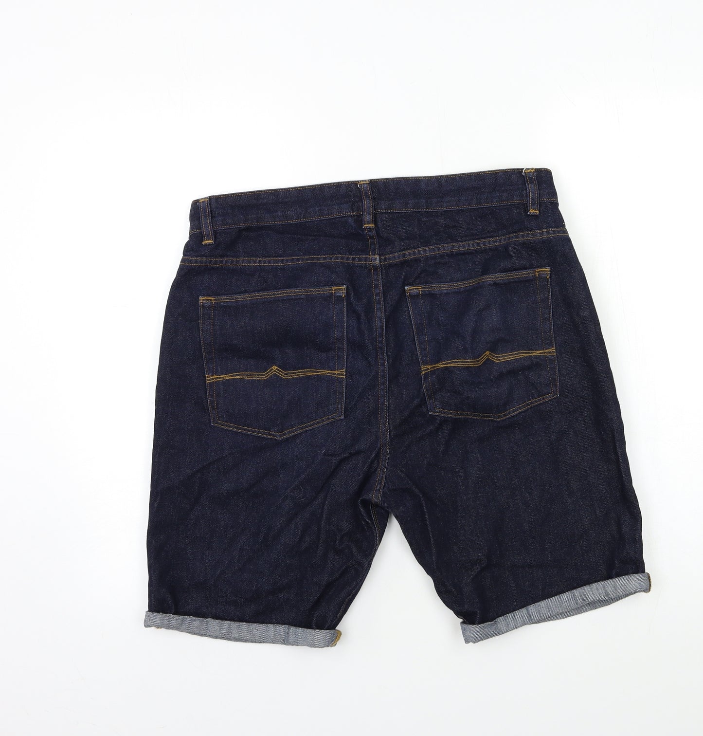 ASOS Mens Blue  Denim Cargo Shorts Size 32 in