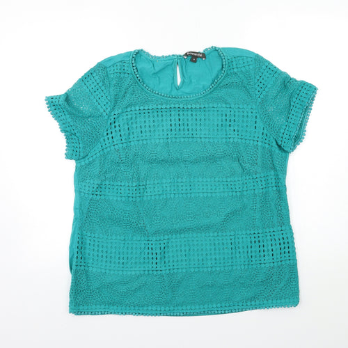 Bonmarché Womens Green   Basic T-Shirt Size 10