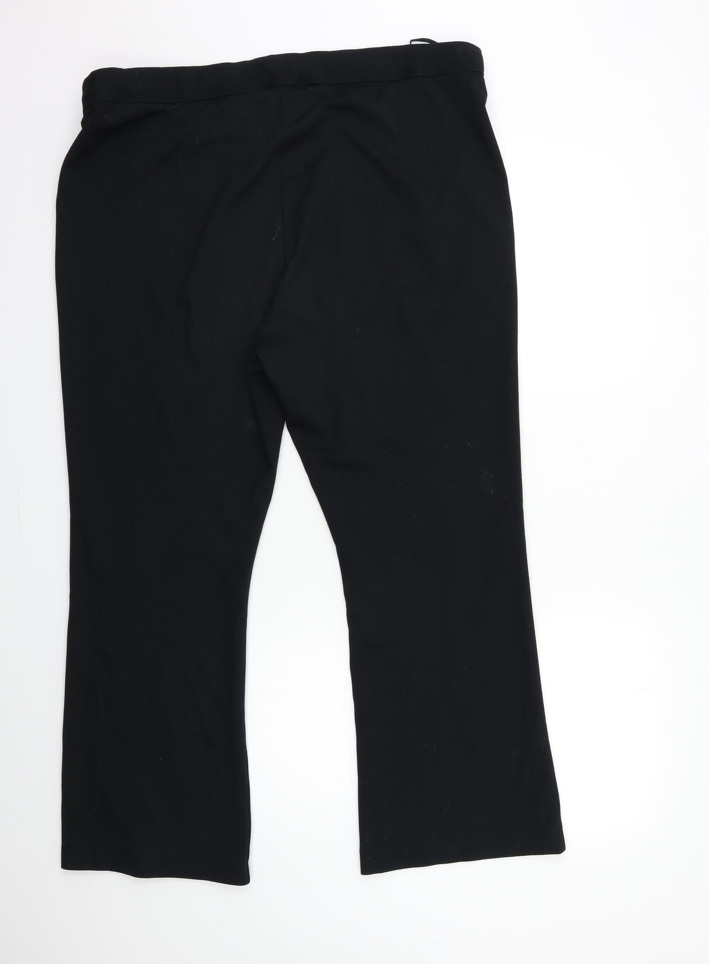 Marks and Spencer Womens Black   Trousers  Size 22 L28 in