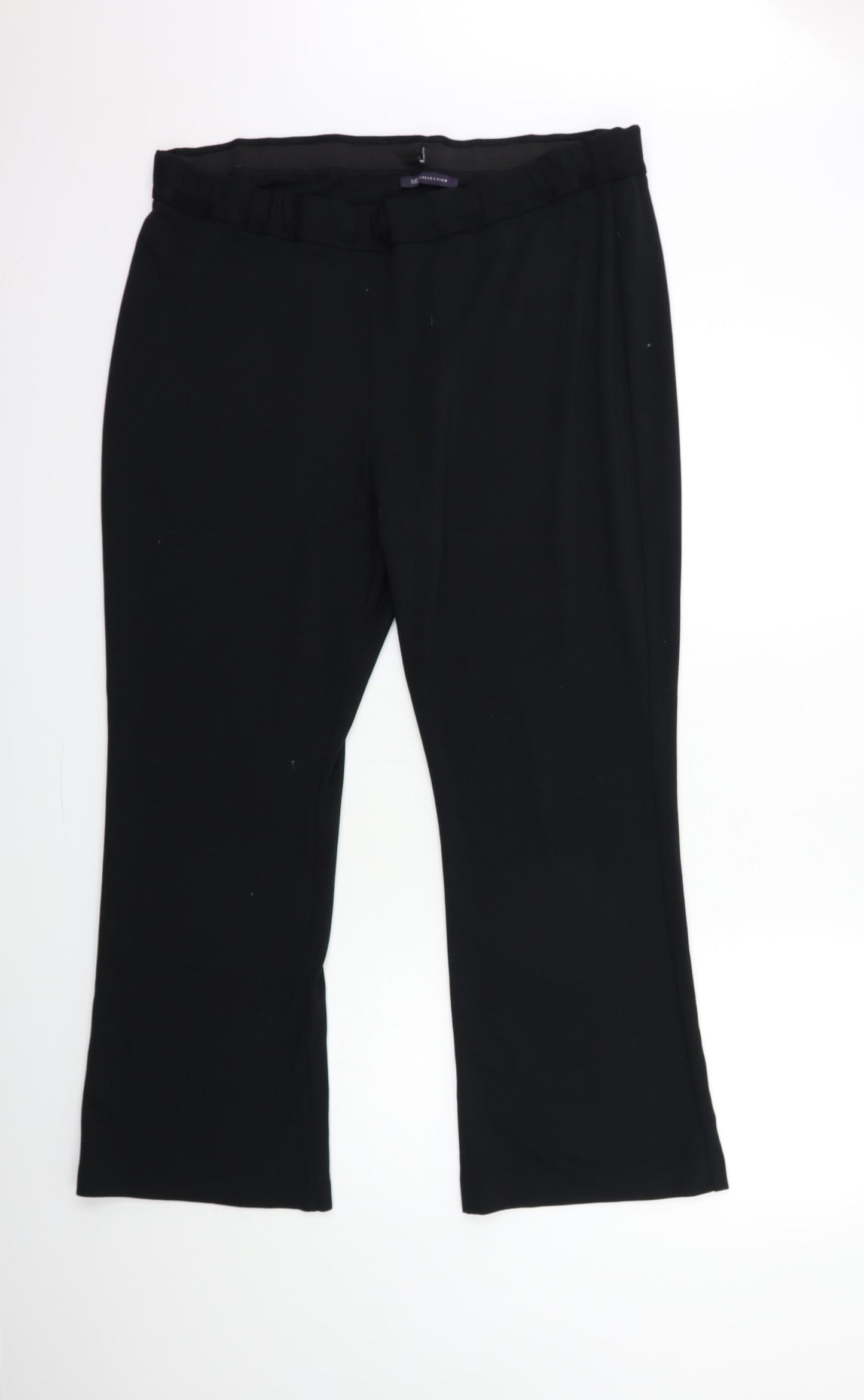 Marks and Spencer Womens Black   Trousers  Size 22 L28 in
