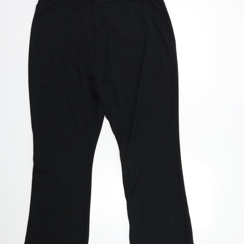 Marks and Spencer Womens Black   Trousers  Size 22 L28 in