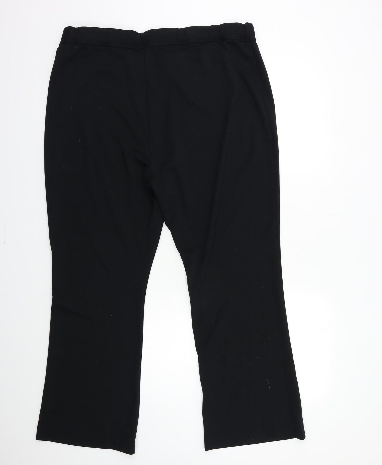 Marks and Spencer Womens Black   Trousers  Size 22 L28 in