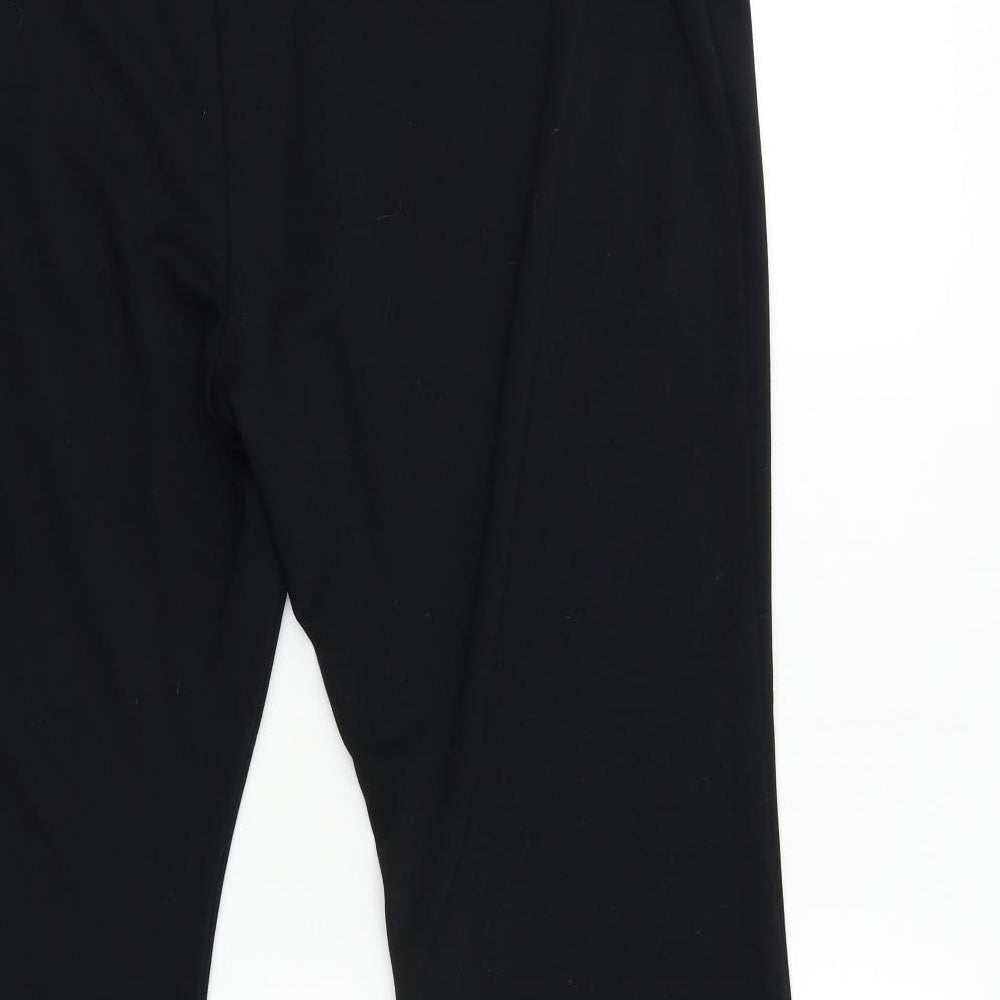 Marks and Spencer Womens Black   Trousers  Size 22 L28 in