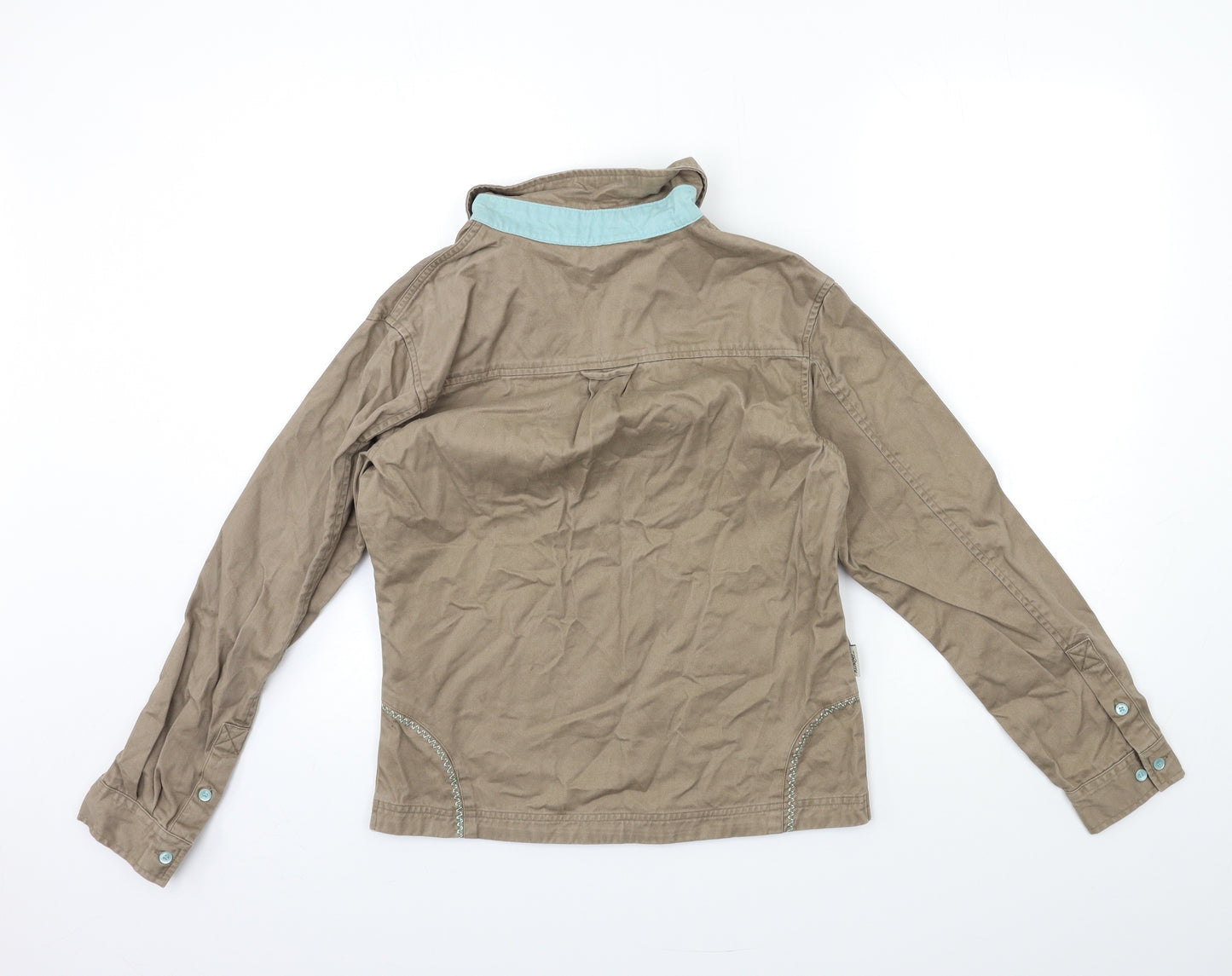 TayBerry Womens Brown   Basic Blouse Size XS