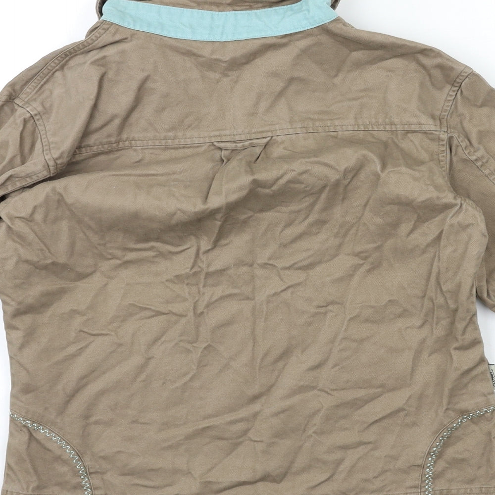 TayBerry Womens Brown   Basic Blouse Size XS