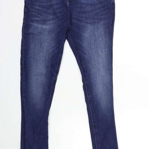 Preworn Womens Blue  Denim Skinny Jeans Size 30 in L29 in