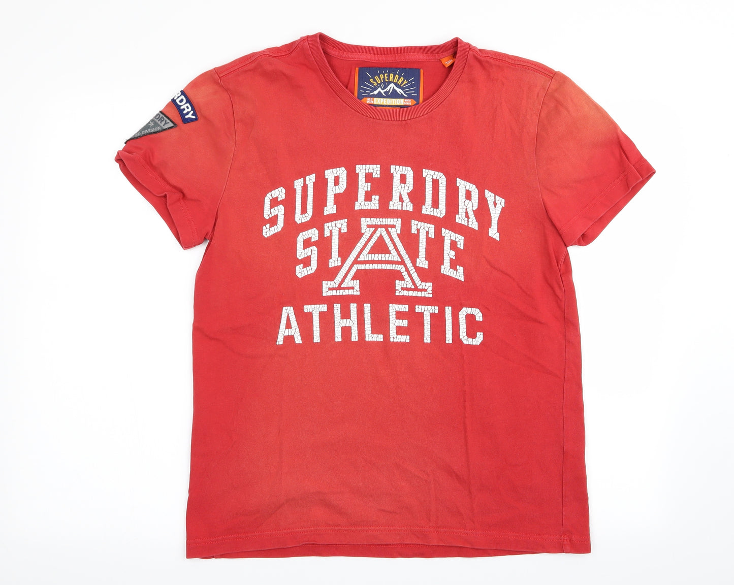 Superdry Mens Red    T-Shirt Size L