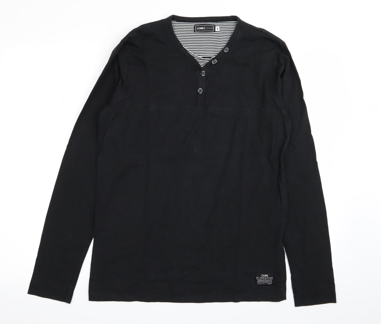 jack and jones Mens Black    T-Shirt Size M