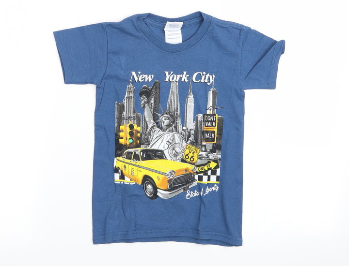 Pro Weight Boys Blue   Basic T-Shirt Size XS