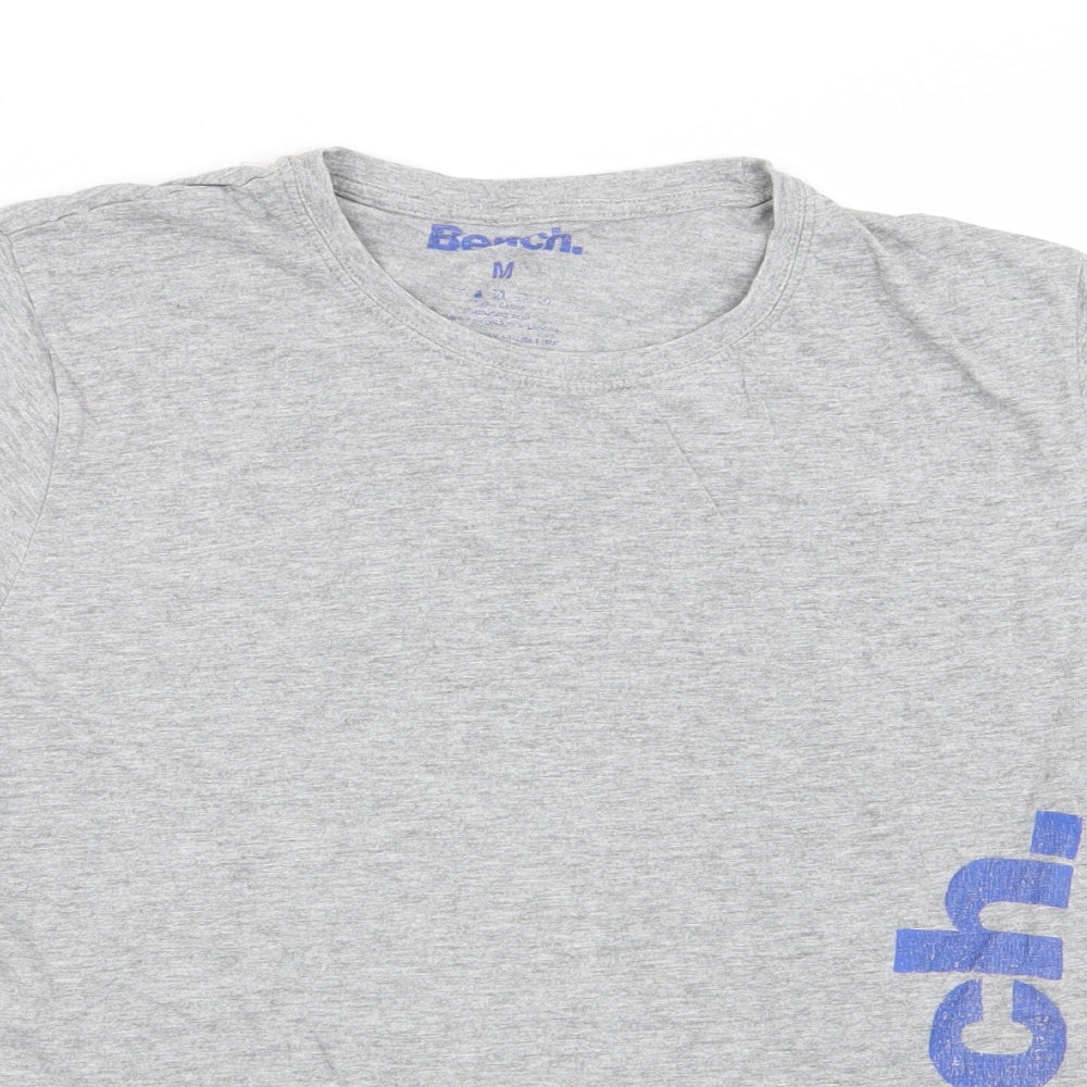 Bench Mens Grey    T-Shirt Size M