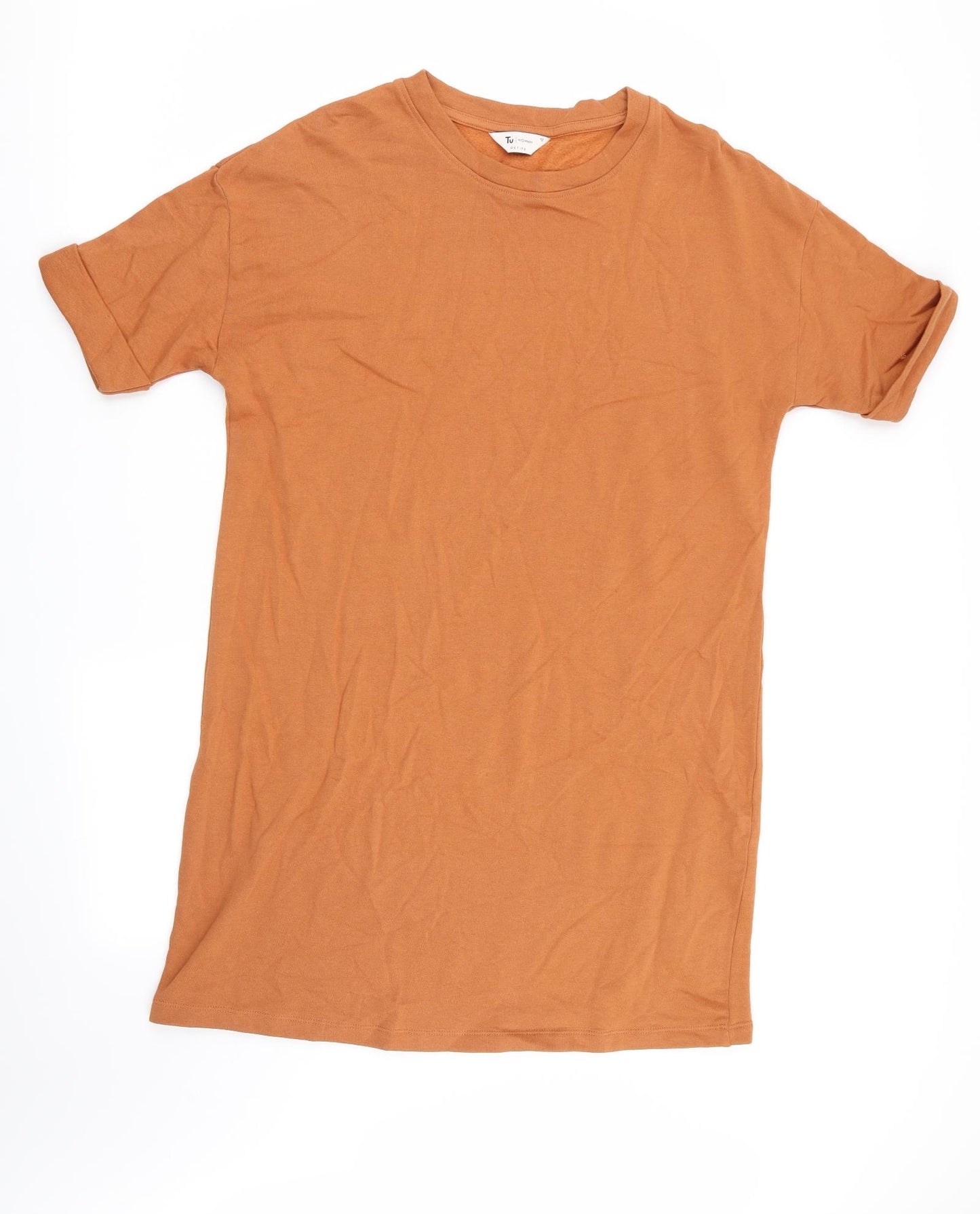 TU Womens Brown   T-Shirt Dress  Size 12