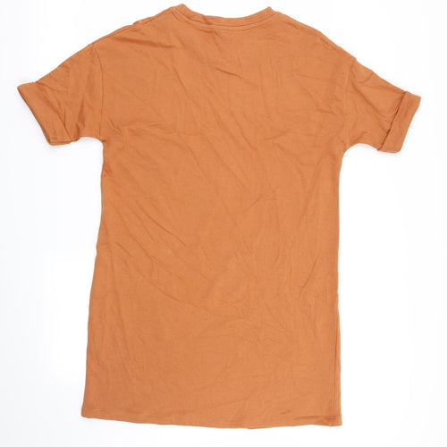 TU Womens Brown   T-Shirt Dress  Size 12