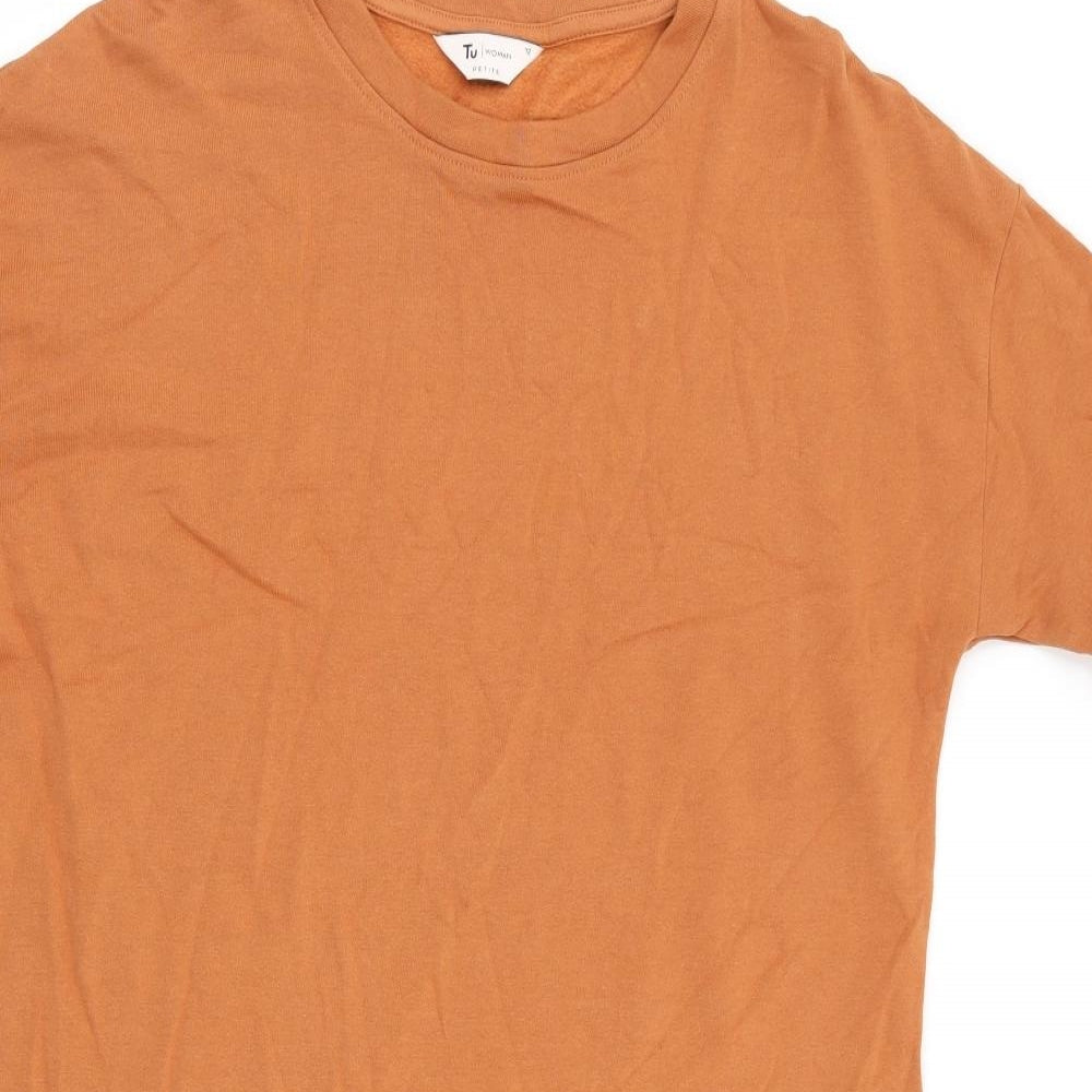 TU Womens Brown   T-Shirt Dress  Size 12