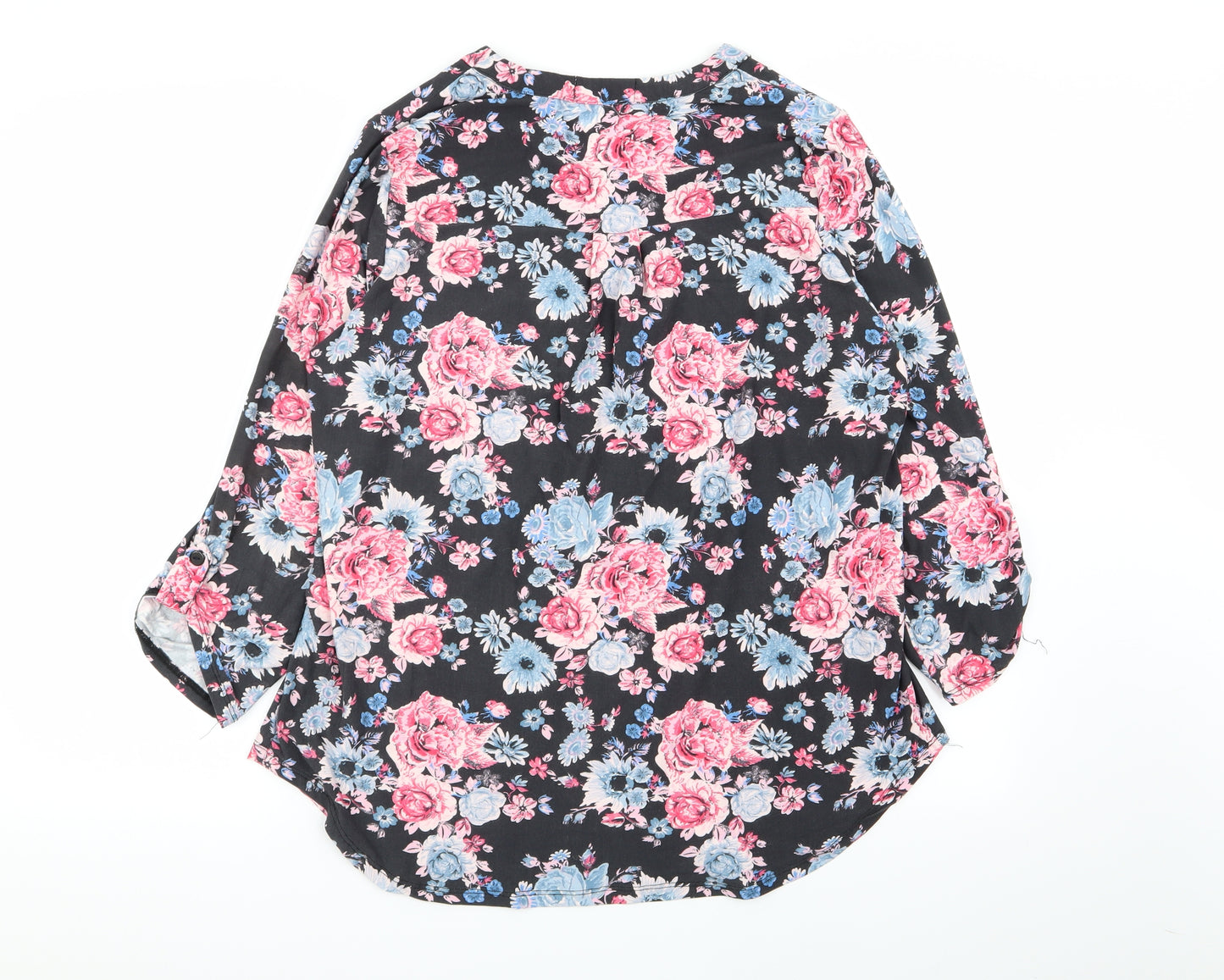 Emeliax Classics Womens Multicoloured Floral  Basic Blouse Size M